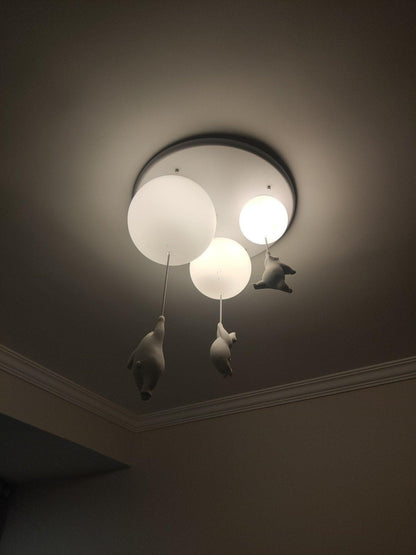Acrylic Globe Ceiling Light — Whimsical Wonderland Glow
