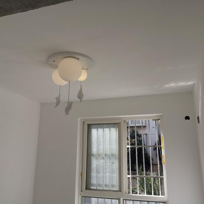 Acrylic Globe Ceiling Light — Whimsical Kids Glow - LumoTrot