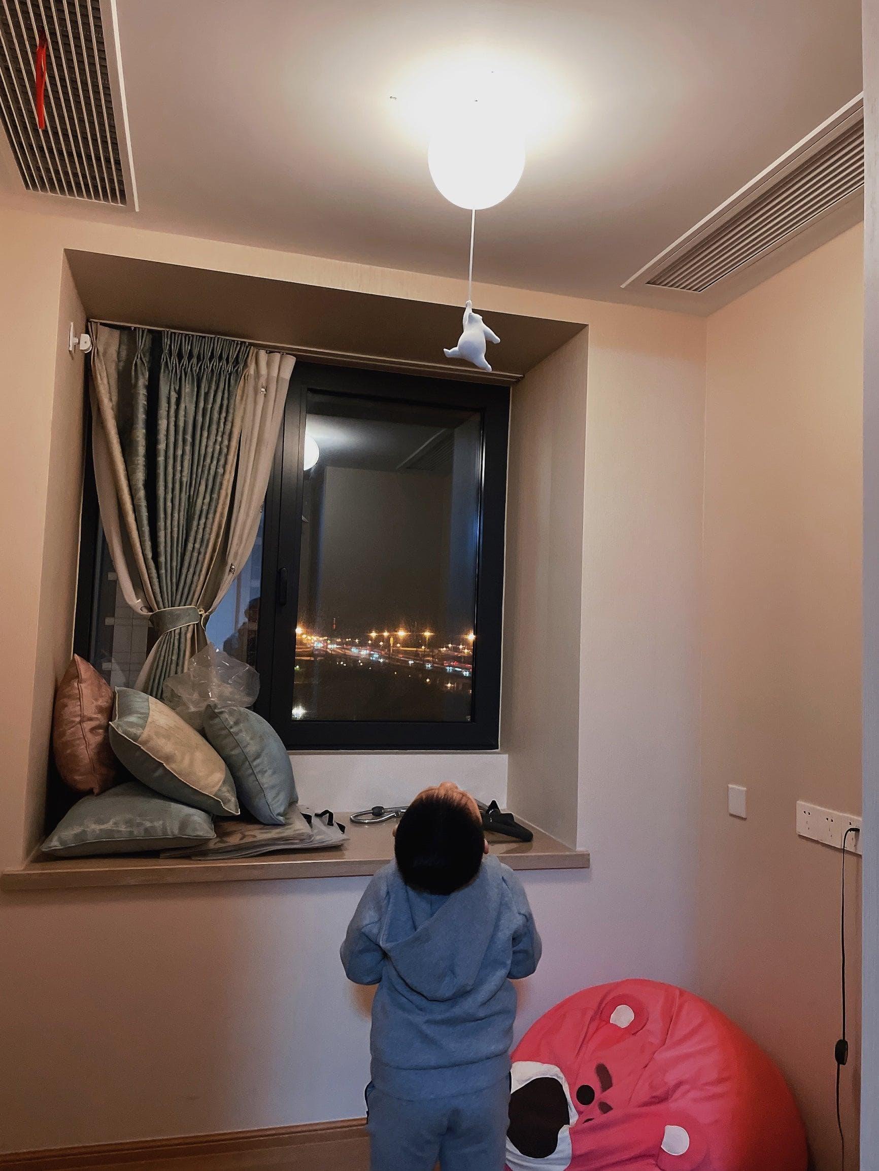 Acrylic Globe Ceiling Light — Whimsical Kids Glow - LumoTrot
