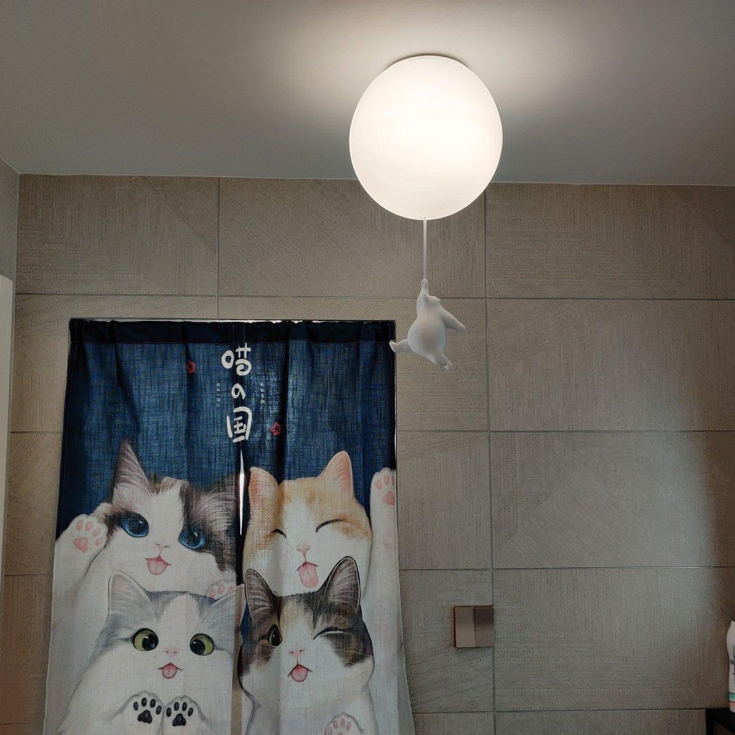 Unique circular silhouette of the bear-themed acrylic globe light