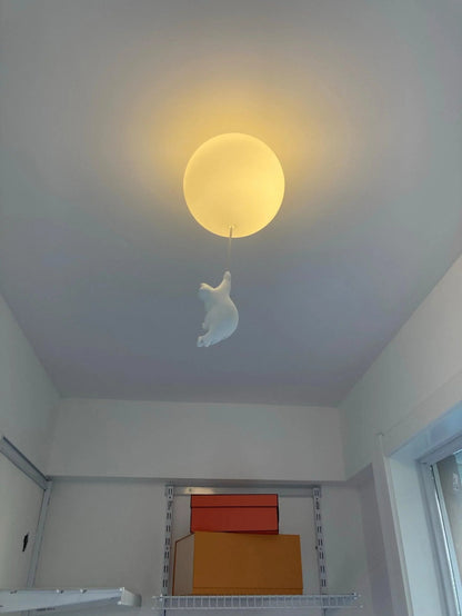 Acrylic Globe Ceiling Light — Whimsical Kids Glow - LumoTrot