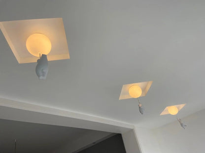 Acrylic Globe Ceiling Light — Whimsical Wonderland Glow