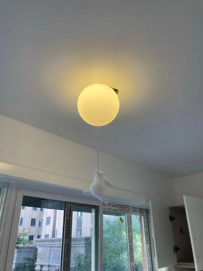 Acrylic Globe Ceiling Light — Whimsical Wonderland Glow