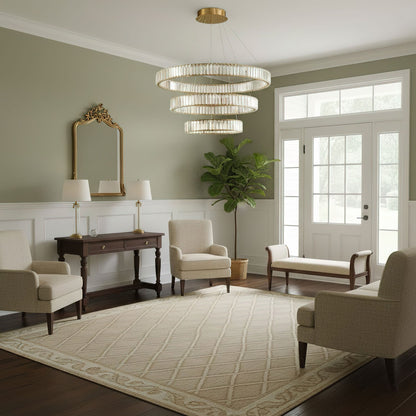 Crystal Ring Chandelier — Dazzling Ambiance - LumoTrot