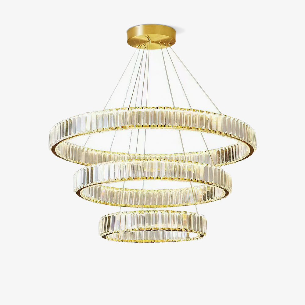 Crystal Ring Chandelier — Dazzling Ambiance