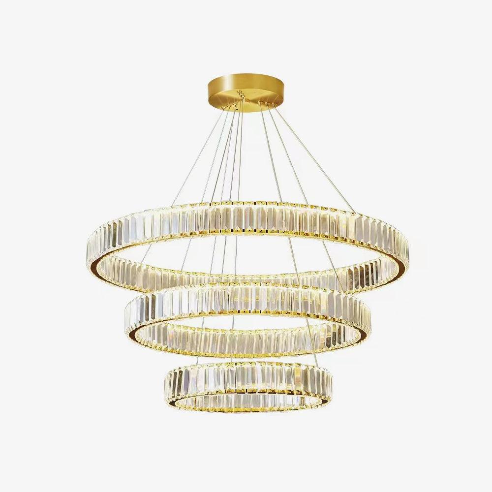Crystal Ring Chandelier — Dazzling Ambiance