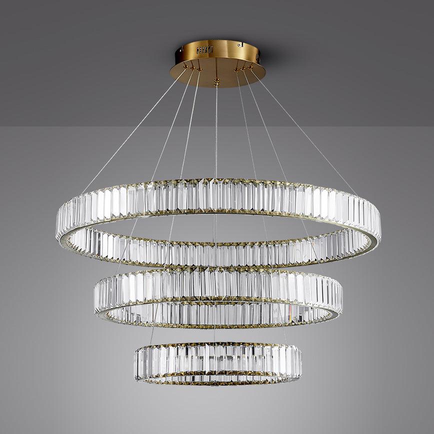 Crystal Ring Chandelier — Dazzling Ambiance
