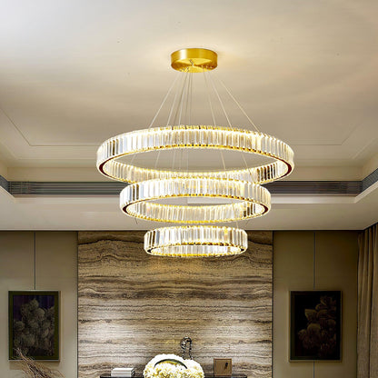 Crystal Ring Chandelier — Dazzling Ambiance