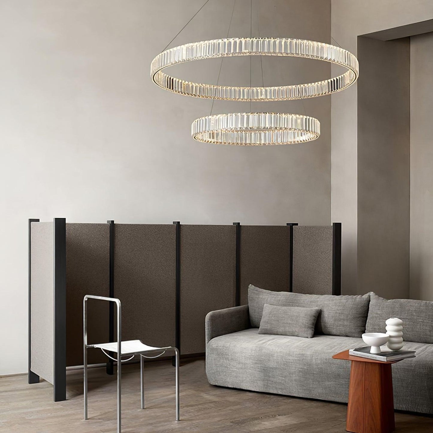 Crystal Ring Chandelier — Dazzling Ambiance