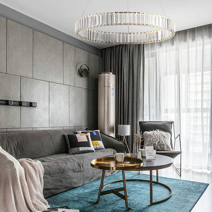 Crystal Ring Chandelier — Dazzling Ambiance