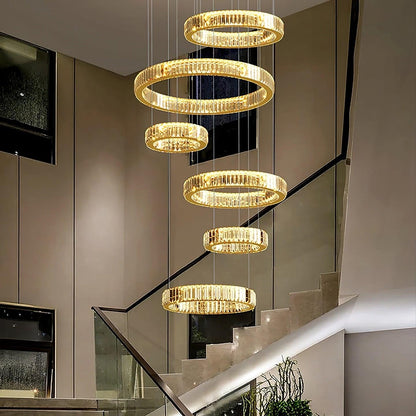 Crystal Ring Chandelier — Dazzling Ambiance