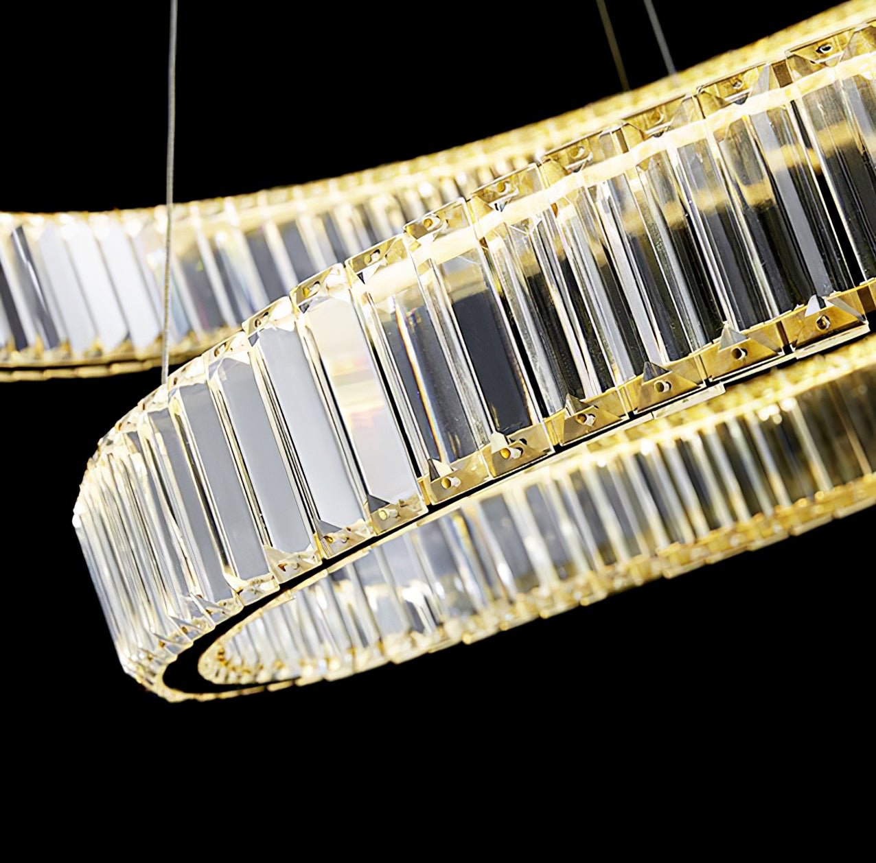 Crystal Ring Chandelier — Dazzling Ambiance