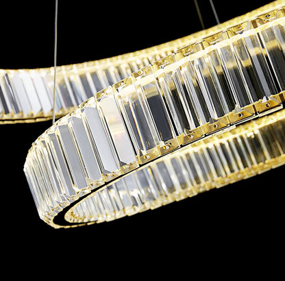 Crystal Ring Chandelier — Dazzling Ambiance