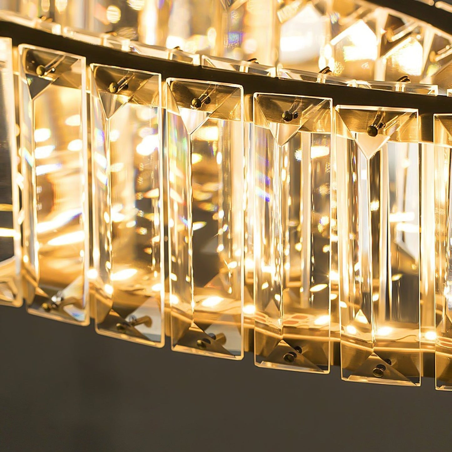 Crystal Ring Chandelier — Dazzling Ambiance
