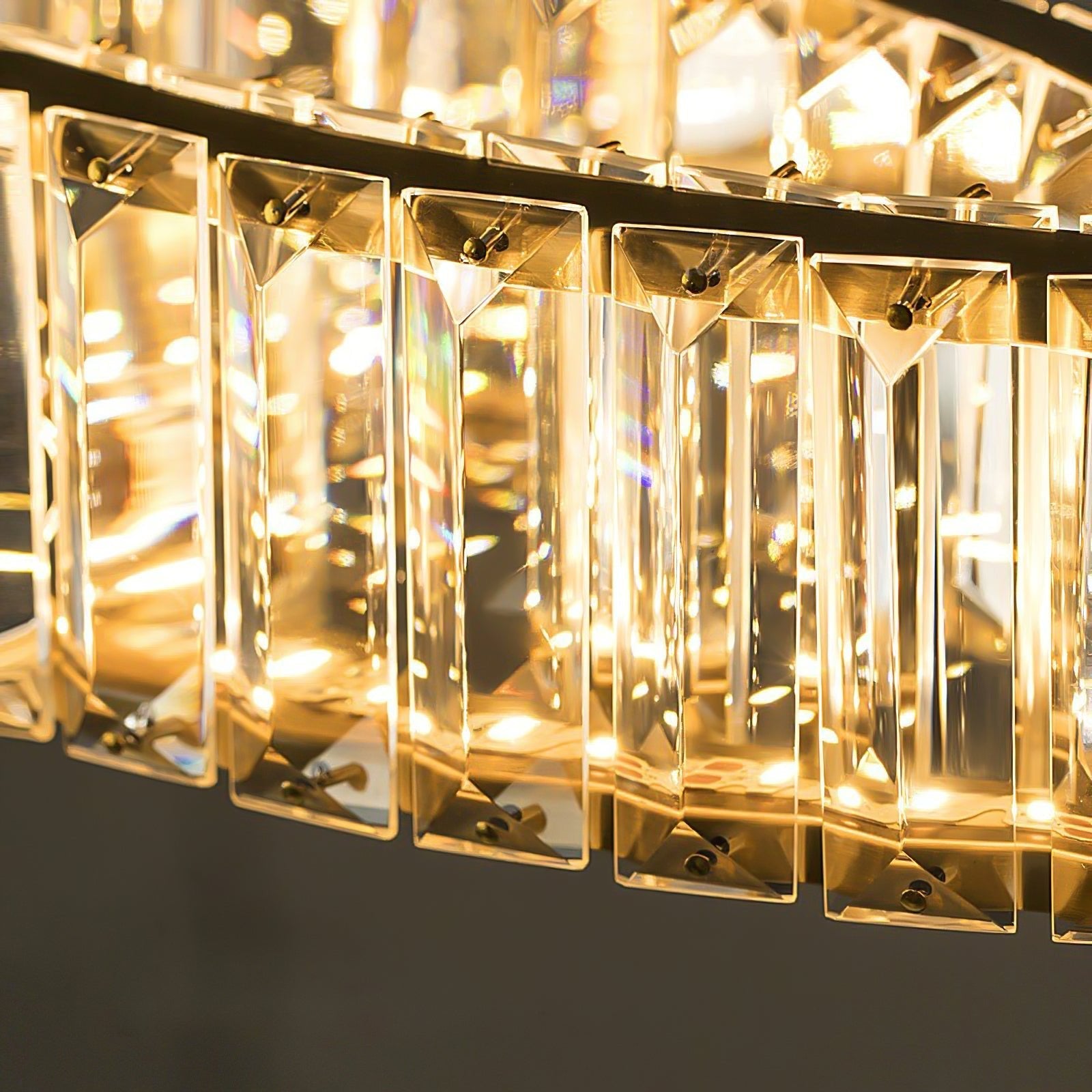 Crystal Ring Chandelier — Dazzling Ambiance