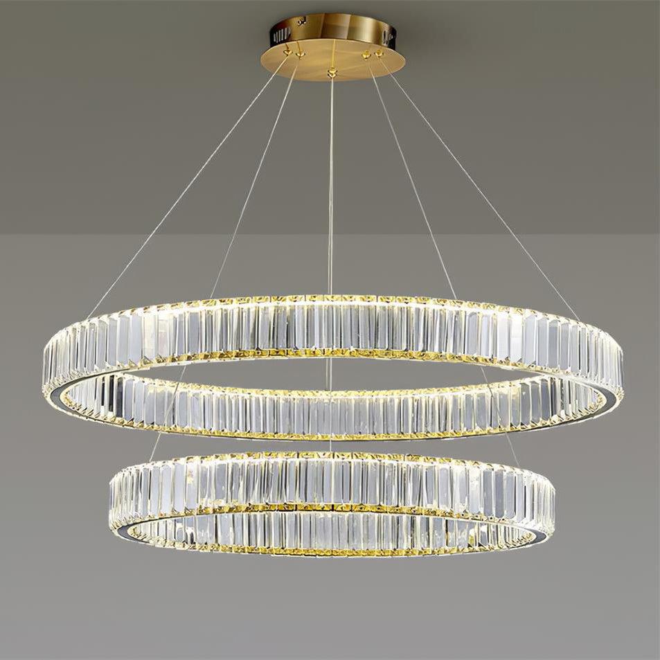 Crystal Ring Chandelier — Dazzling Ambiance