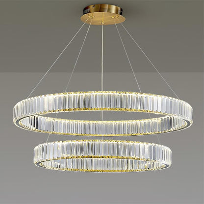Crystal Ring Chandelier — Dazzling Ambiance