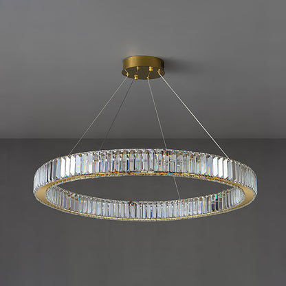 Crystal Ring Chandelier — Dazzling Ambiance