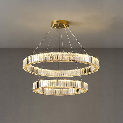 Crystal Ring Chandelier — Dazzling Ambiance