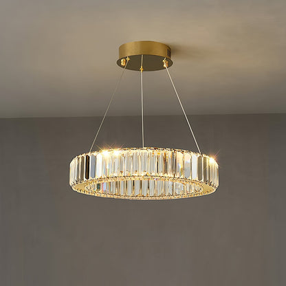 Crystal Ring Chandelier — Dazzling Ambiance