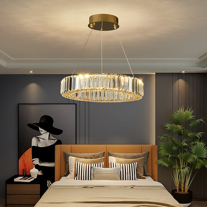 Crystal Ring Chandelier — Dazzling Ambiance