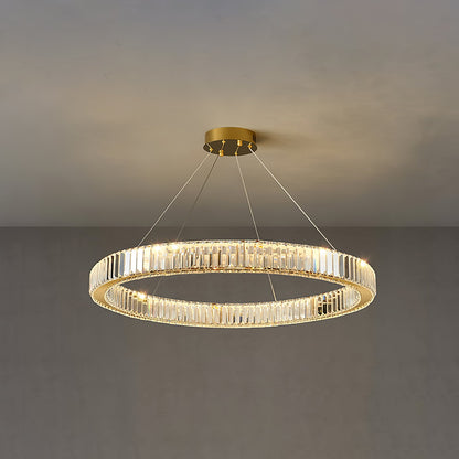 Crystal Ring Chandelier — Dazzling Ambiance
