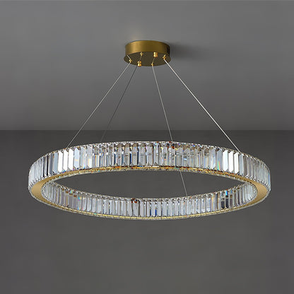 Crystal Ring Chandelier — Dazzling Ambiance