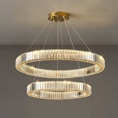 Crystal Ring Chandelier — Dazzling Ambiance