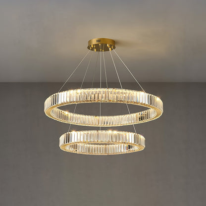 Crystal Ring Chandelier — Dazzling Ambiance