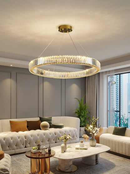 Crystal Ring Chandelier — Dazzling Ambiance