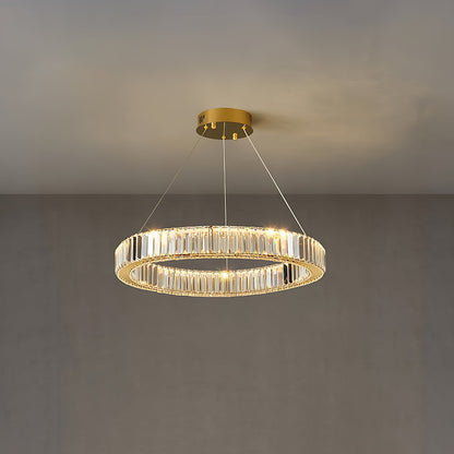 Crystal Ring Chandelier — Dazzling Ambiance