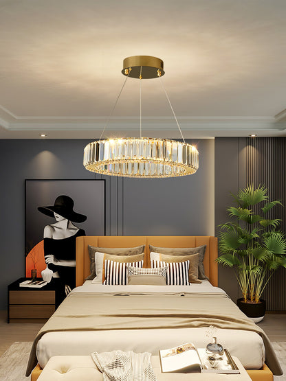 Crystal Ring Chandelier — Dazzling Ambiance