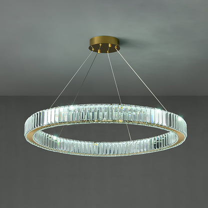 Crystal Ring Chandelier — Dazzling Ambiance