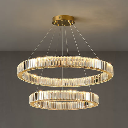Crystal Ring Chandelier — Dazzling Ambiance