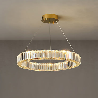 Crystal Ring Chandelier — Dazzling Ambiance