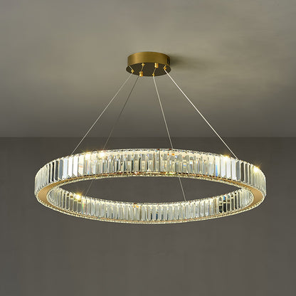 Crystal Ring Chandelier — Dazzling Ambiance