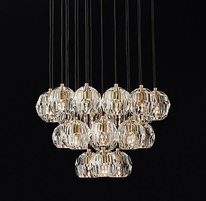Crystal Cluster Pendant Light — Mid - Century Radiance - LumoTrot