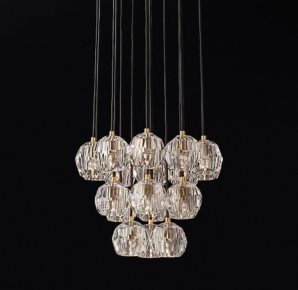 Crystal Cluster Pendant Light — Mid - Century Radiance - LumoTrot