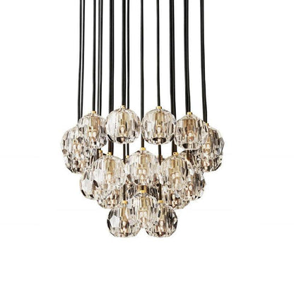 Crystal Cluster Pendant Light — Mid - Century Radiance - LumoTrot