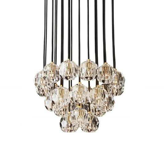 Crystal Cluster Pendant Light — Mid - Century Radiance - LumoTrot
