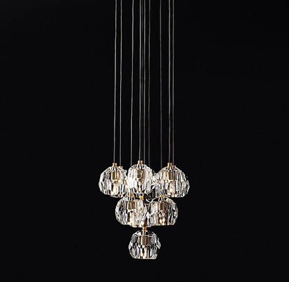 Crystal Cluster Pendant Light — Mid - Century Radiance - LumoTrot