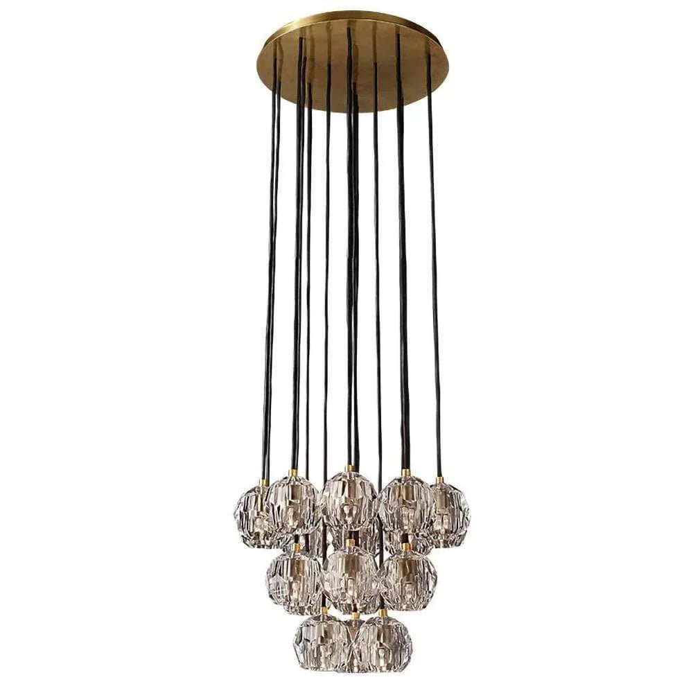 Crystal Cluster Pendant Light — Mid - Century Radiance - LumoTrot