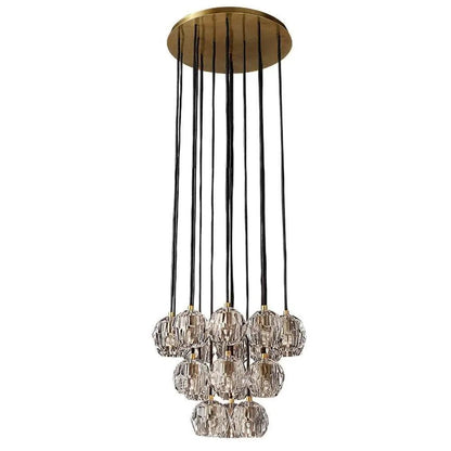 Crystal Cluster Pendant Light — Mid - Century Radiance - LumoTrot