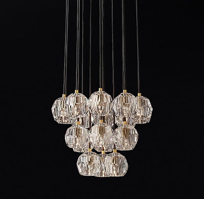 Crystal Cluster Pendant Light — Mid - Century Radiance - LumoTrot