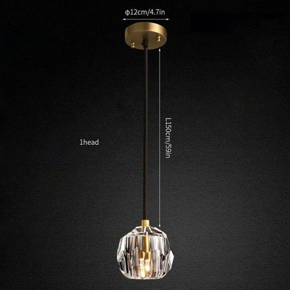 Crystal Cluster Pendant Light — Mid - Century Radiance - LumoTrot
