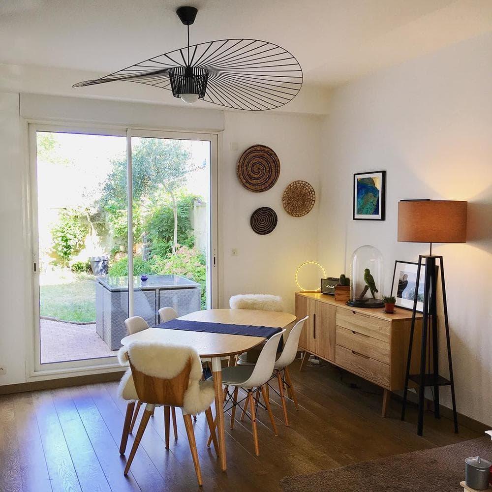 Wire Frame Pendant Light — Modern Organic Ambiance - LumoTrot