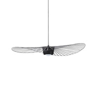 Modern organic metal wire pendant light in black | Lumotrot