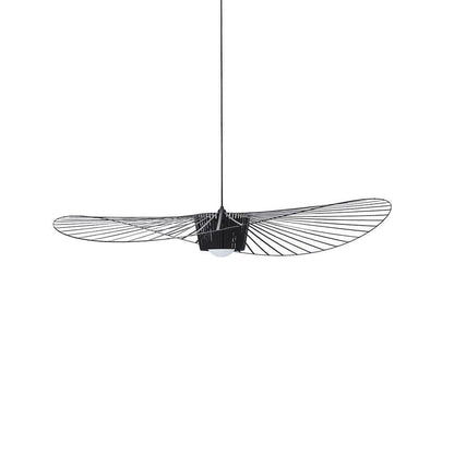 Modern organic metal wire pendant light in black | Lumotrot