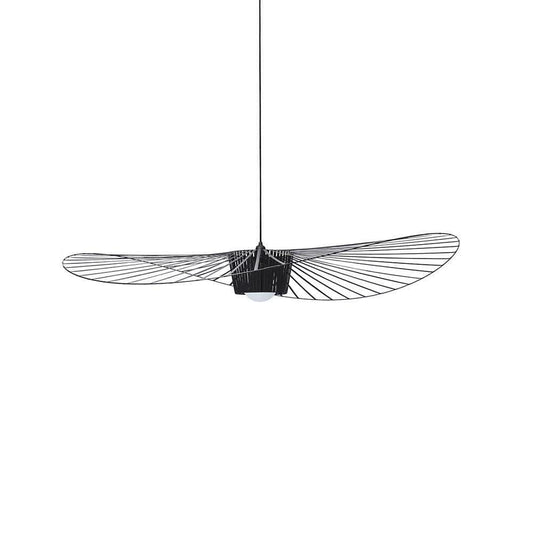 Modern organic metal wire pendant light in black | Lumotrot