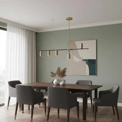 Brushed Brass Linear Light — Modern Sophistication - LumoTrot